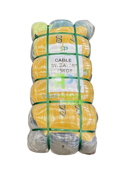 Cable Sweaters Mix 45kg Bale