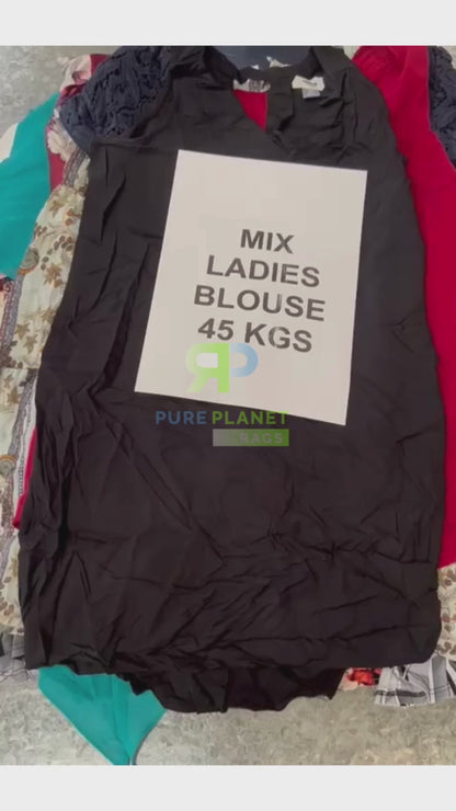 Ladies Blouses Mix 45kg Bale