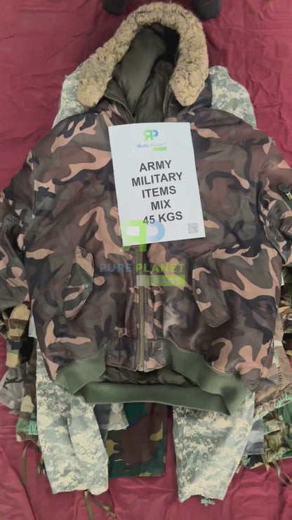 Army Military Mix Items 45kg Bale