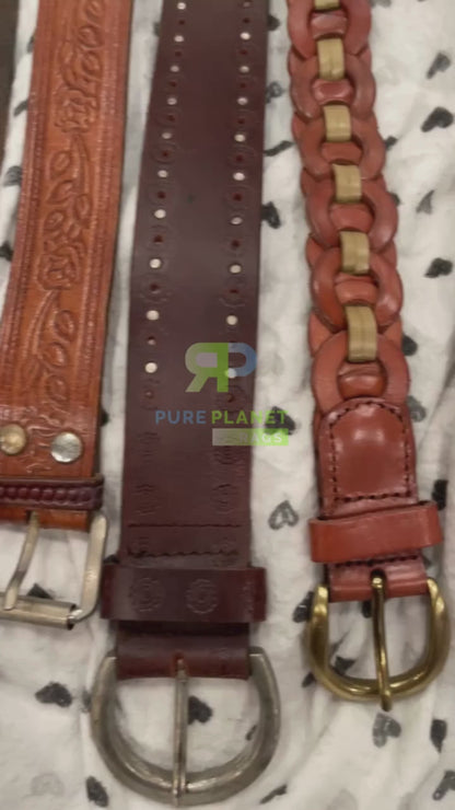 Vintage Belts Mix 20kg Sack