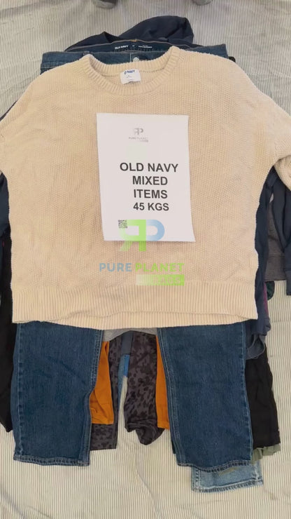 Old Navy Brand Mix Items 45kg Bale